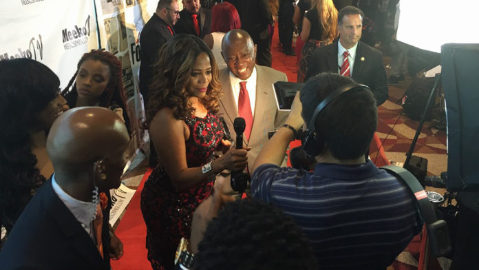 Darian Ward and Mayor Sylvester Turner