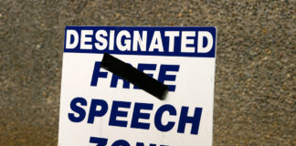 Texas college free speech